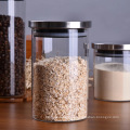 sealing glass candy jar transparent food storage jar clear storage glass container GSJ-34S